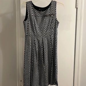 Black and white dress